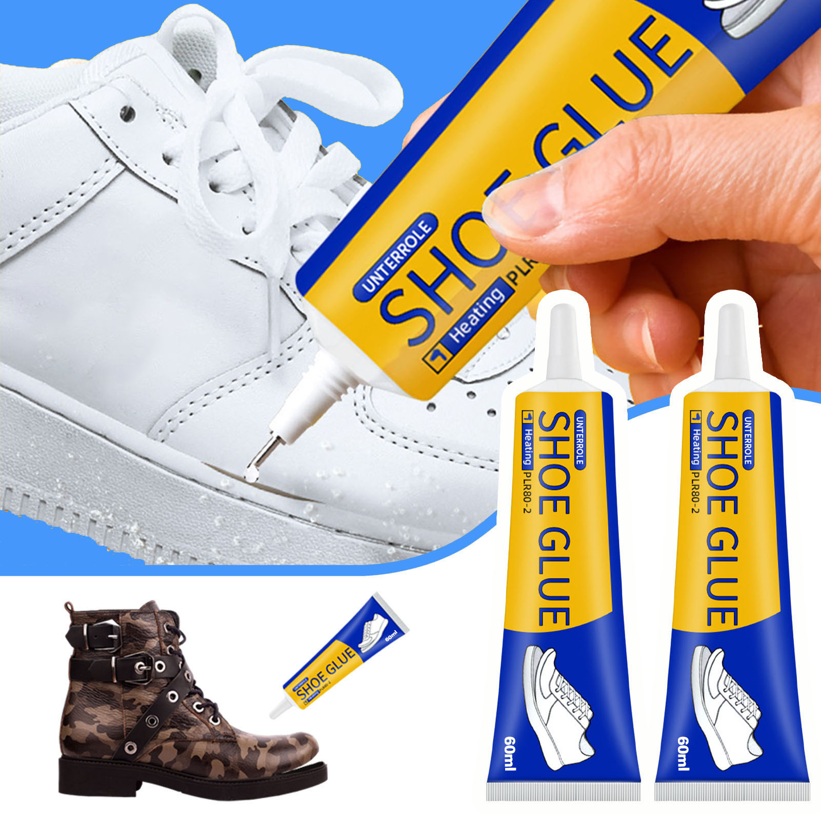 Care For Sneaker - 1/2/3szt 60ml Mocny klej do butów