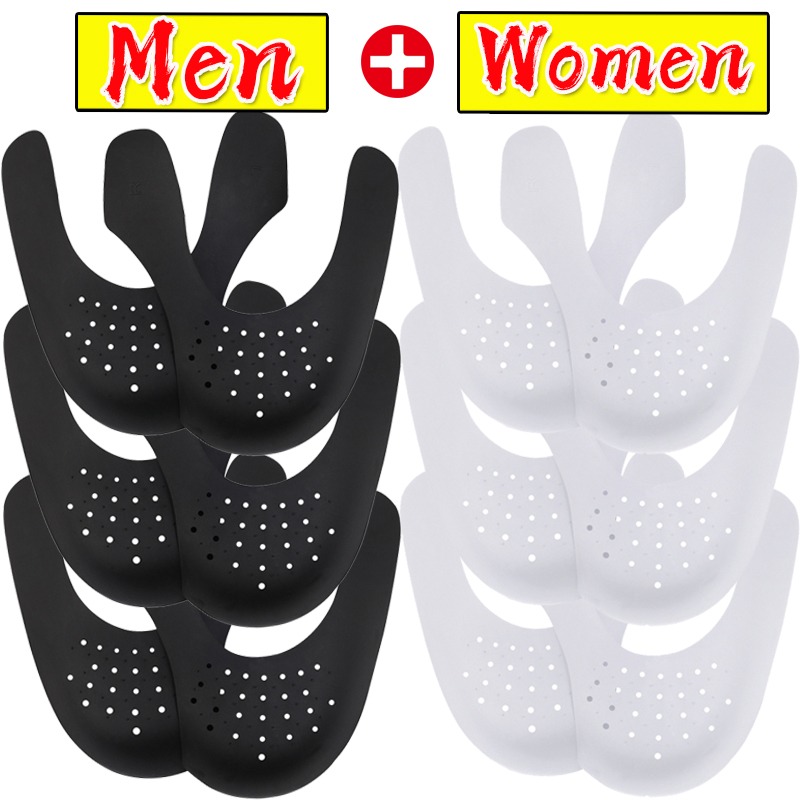Crease Protector Toe - 5Pair Anti Crease Shoe Head Protector