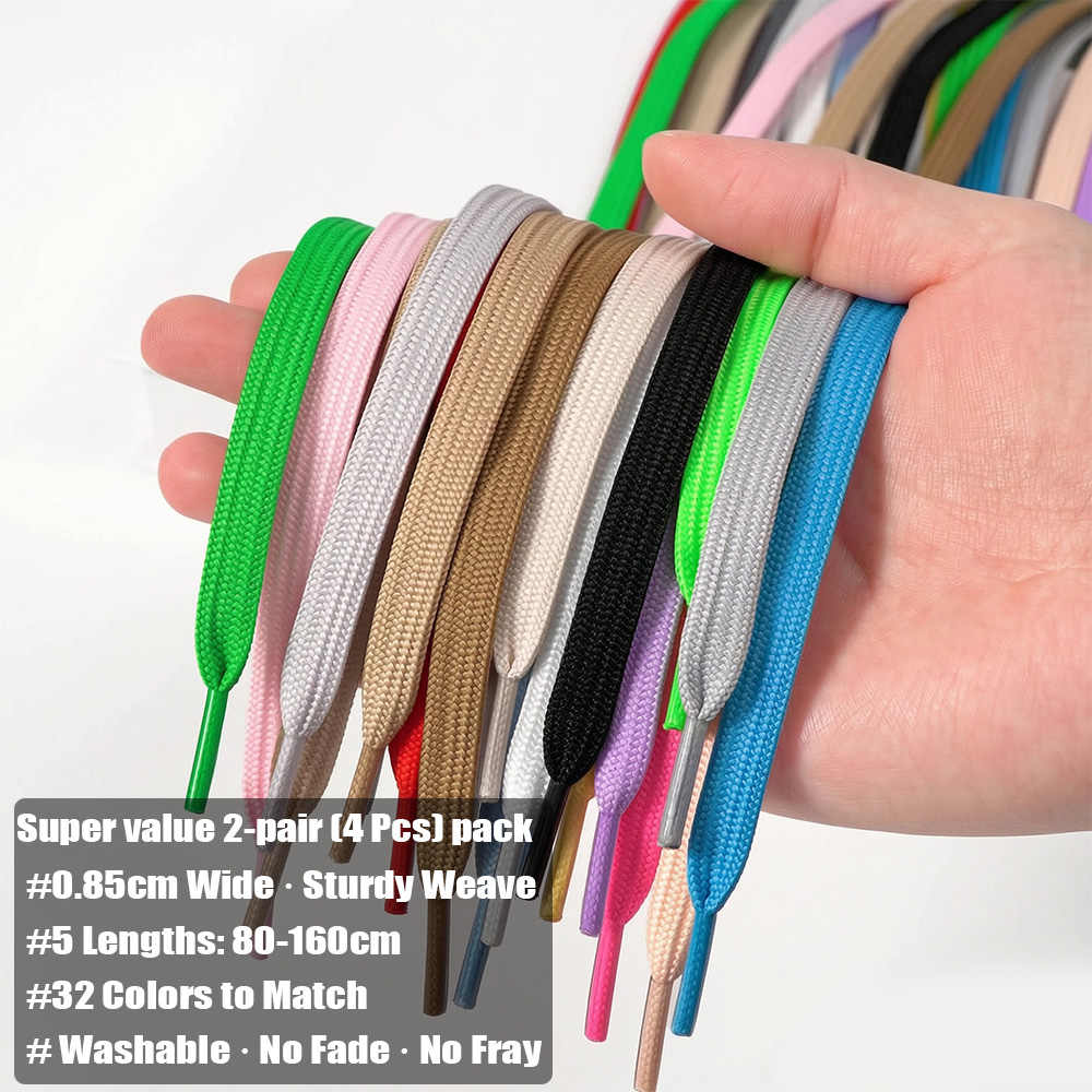 4 sztuki (2 pary) płaskich szn – Lace Replacement Flat recenzja i cena