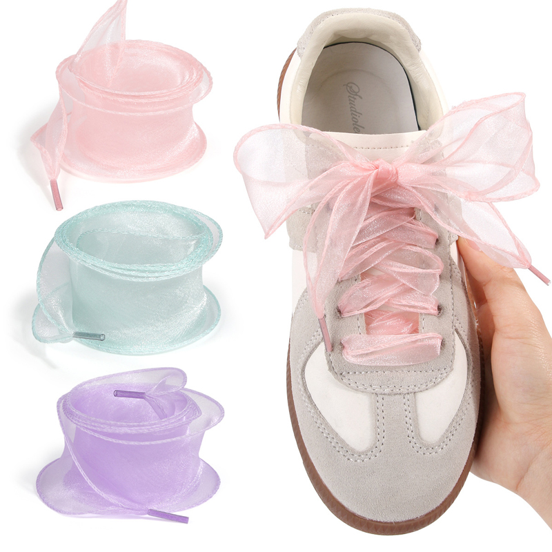 Sznurówki z organzy w kształci – Lace Replacement Flat recenzja i cena